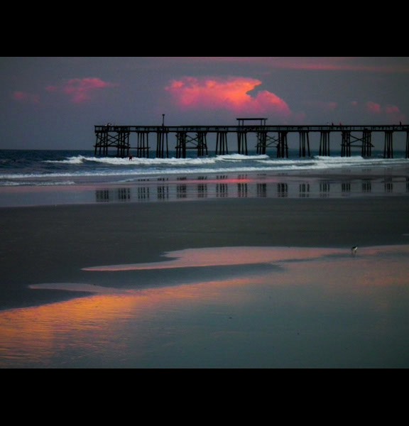 Sunset Over Pier